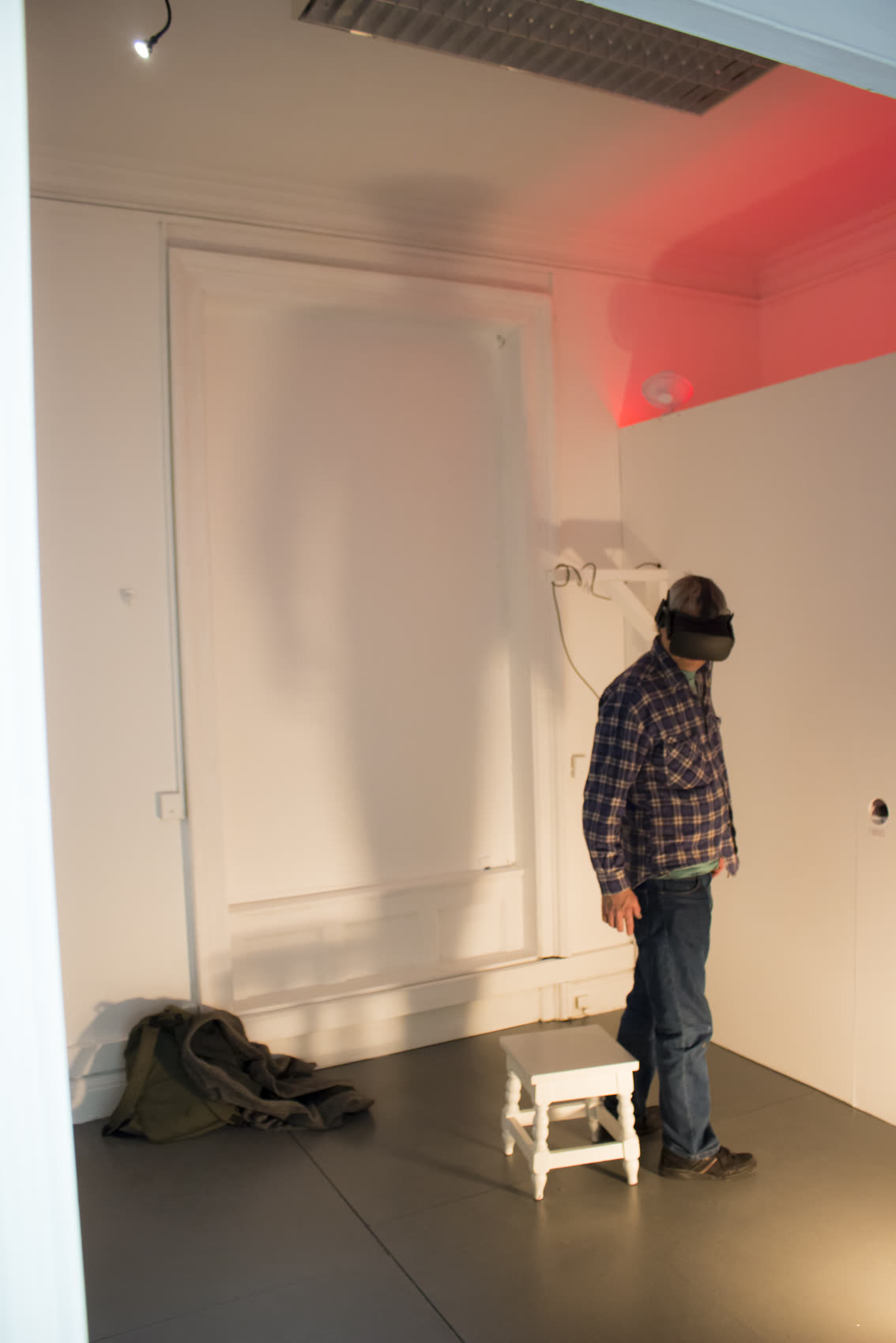 In the VR room