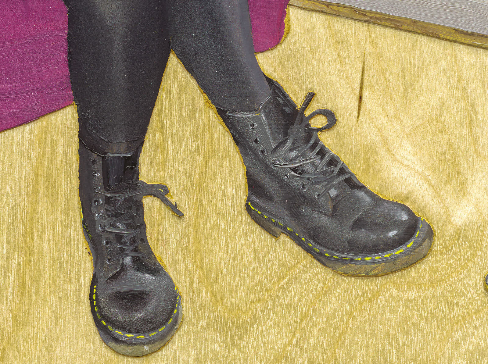 Detail — the boots