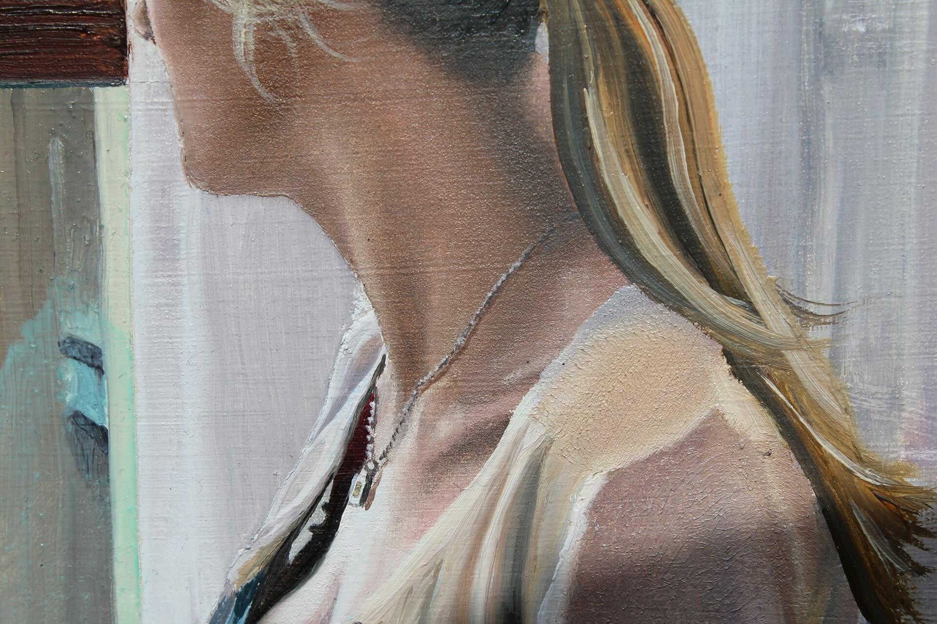 Detail — brushwork
