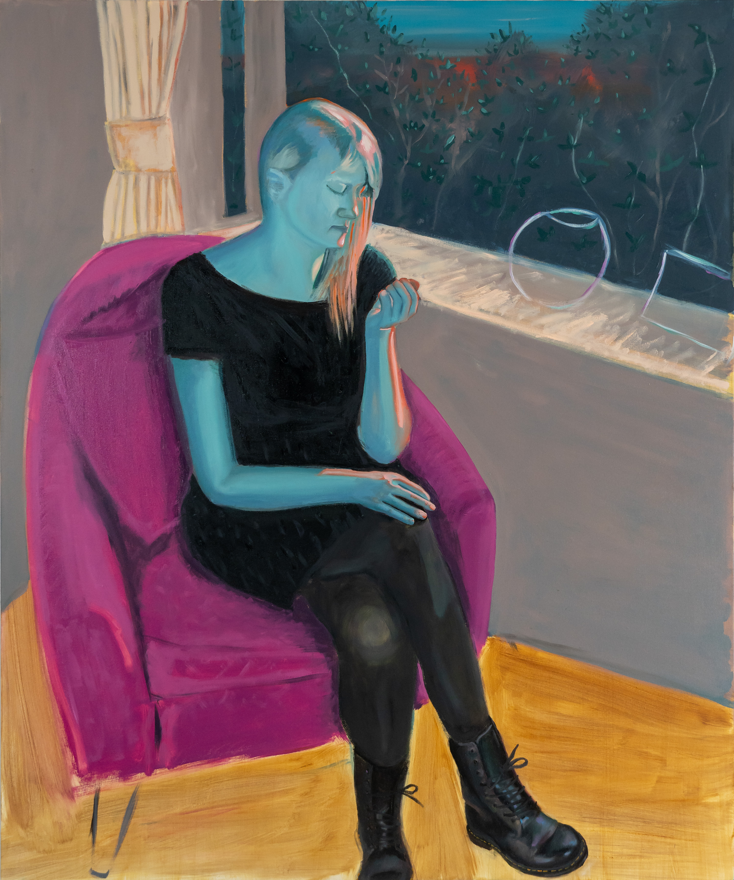 The Dark Night of the Soul — oil on canvas by Darragh Dempsey
