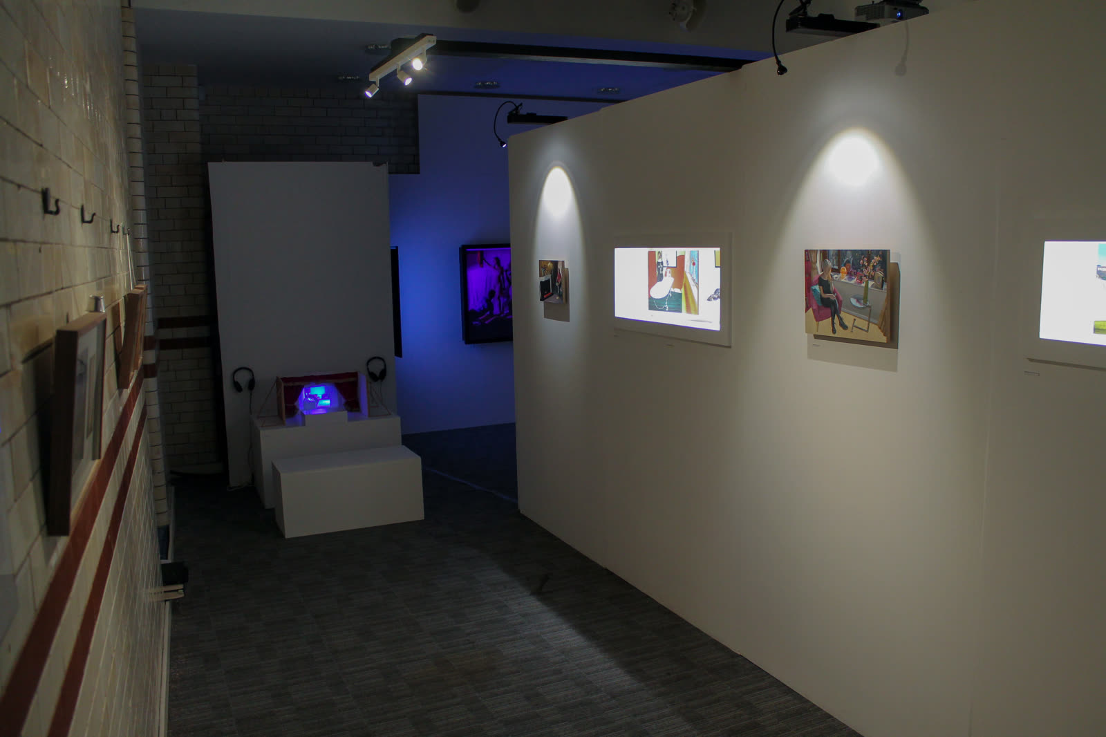 The video installation room