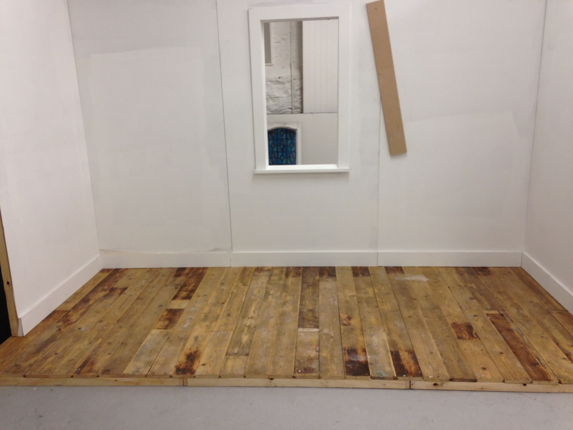 Construction — the room taking shape