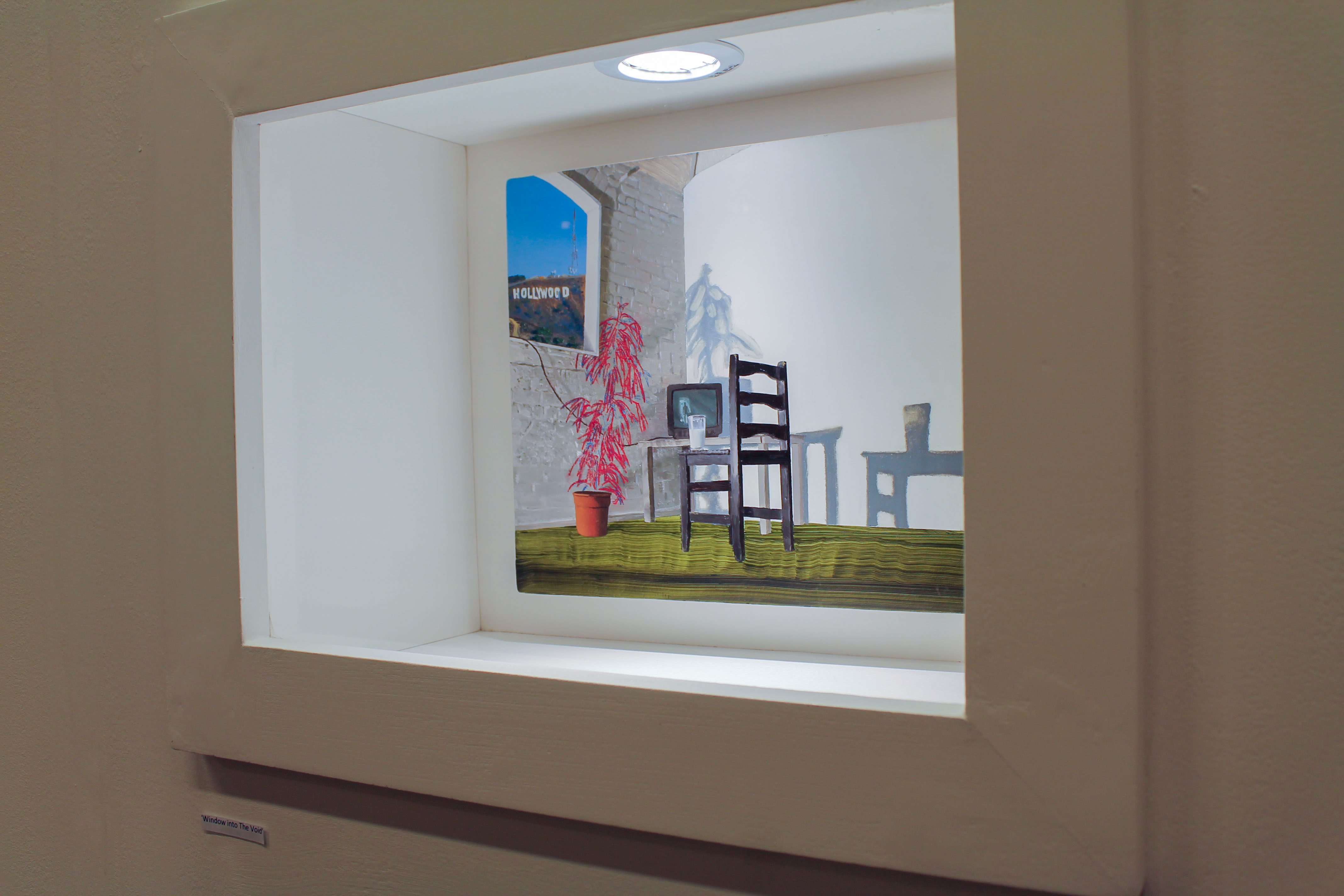 In the purpose-built display wall, BFA Degree Show